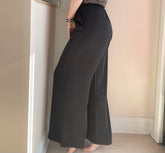 Romy Satin Pleated Pant